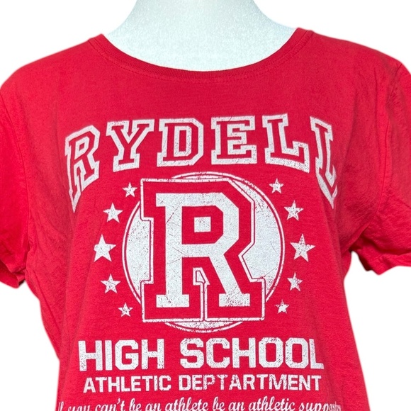 Grease Rydell High  School Red T-Shirt Sz L - Picture 2 of 5